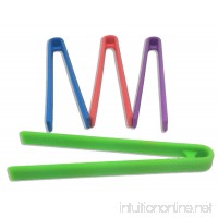 Kitchen Collection Mini Silicone Tongs - Assorted Colors 06584 - B06XYTY3P8